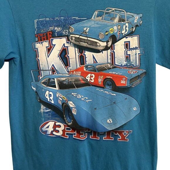 Petty #43 Fanatics Nascar Classics Racing Double Sided Graphics Men's SZ M - Picture 2 of 9